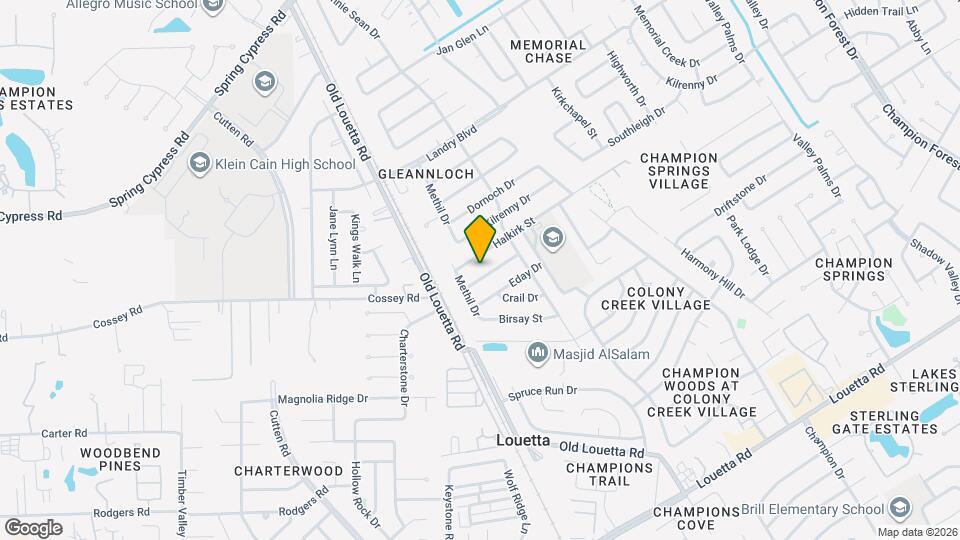 9706 Galston Ln Map and Location Details