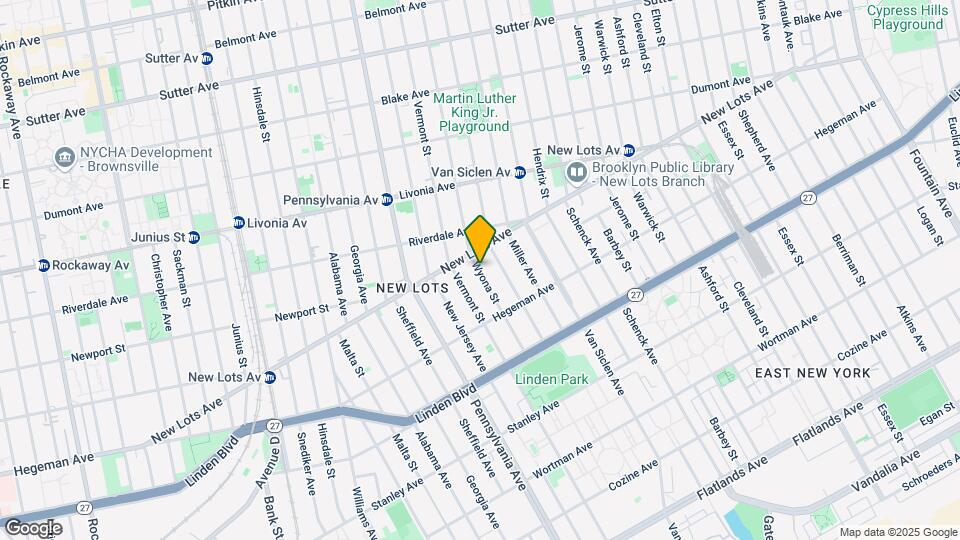 655 Wyona St Map and Location Details
