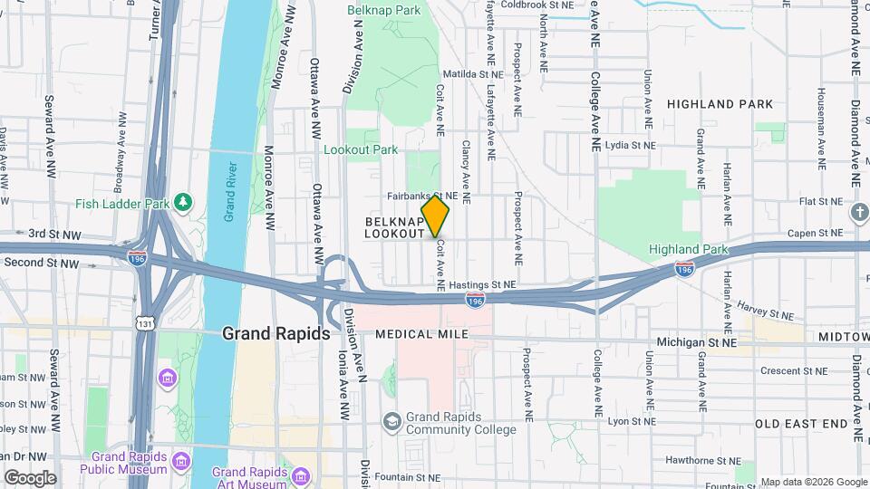 547 Coit Ave NE Map and Location Details