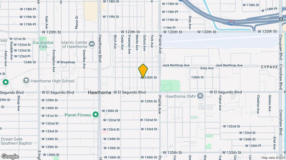 12615 Oxford Ave Map and Location Details