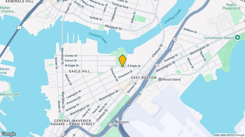 292 Lexington St, Unit #01 Map and Location Details