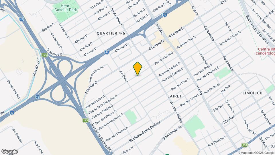 151 Des Lilas Rue O Map and Location Details