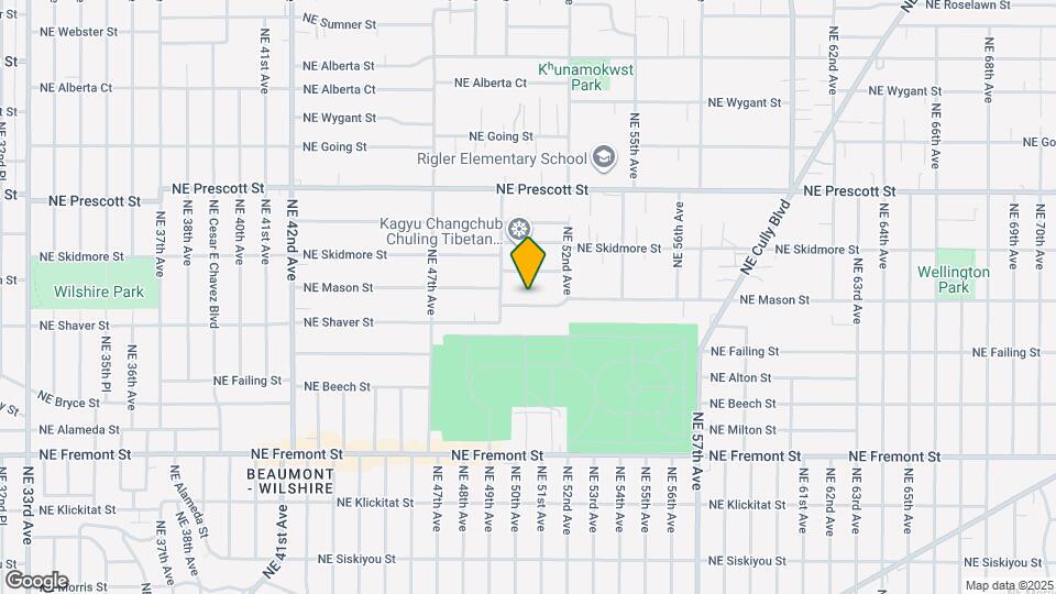 5003 NE Mason St Map and Location Details