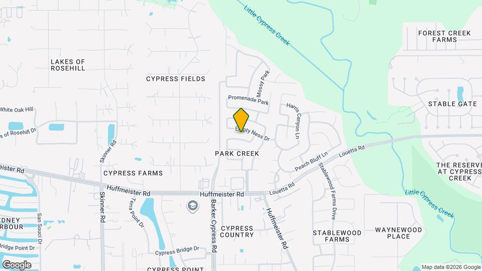 16826 Shoal Park Dr Map and Location Details