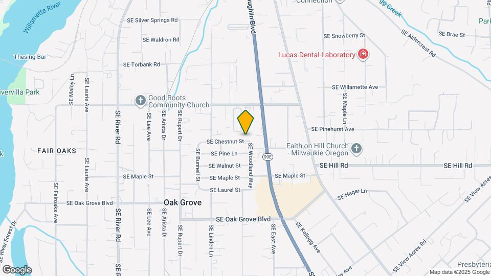 2745 SE Chestnut St Map and Location Details