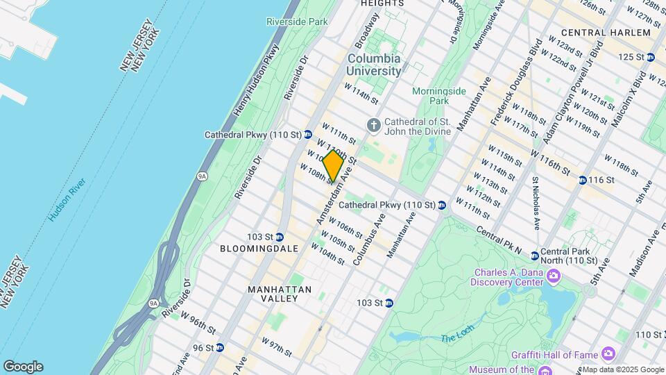 200 W 108th St Map and Location Details