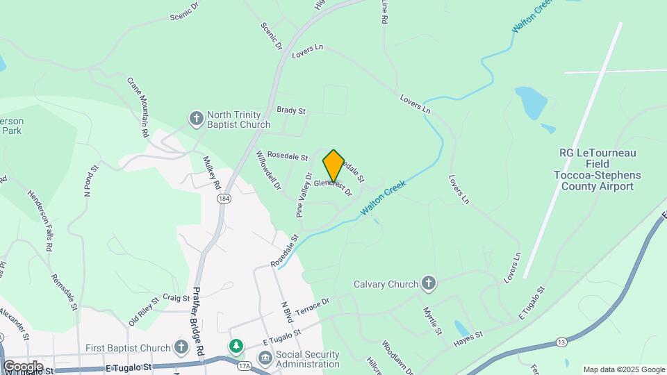 96 Glencrest Dr Map and Location Details