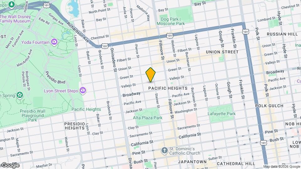 2429 Vallejo Street Apartments Mapa y Detalles de la Ubicación