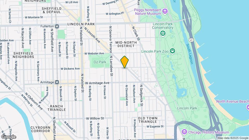 2052 N Cleveland Ave, Unit 1 Map and Location Details