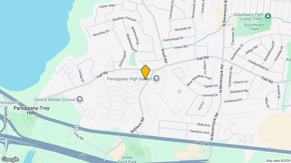 350 Baldwin Rd Map and Location Details