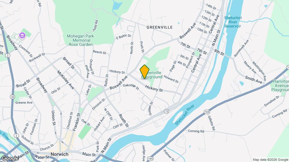 100 Hickory St Map and Location Details