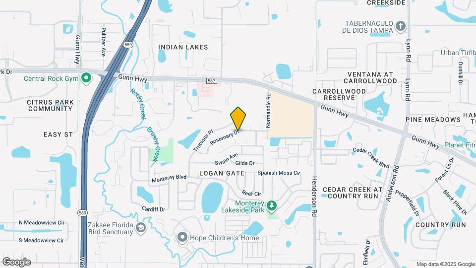 6802 Rosemary Dr Map and Location Details