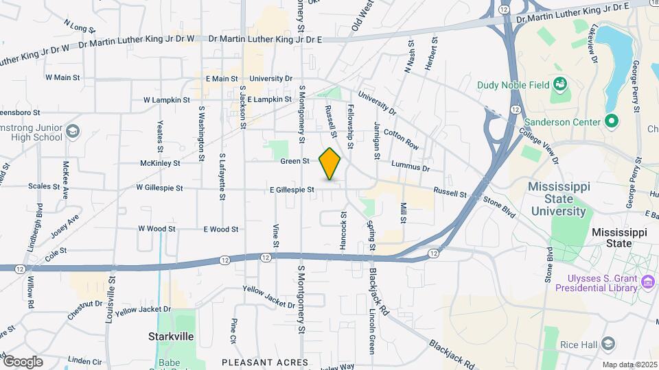 523 E Gillespie St Map and Location Details