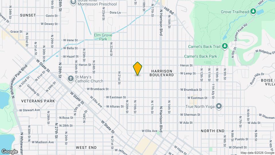 1308 N 19th St, Unit 1308 Map and Location Details