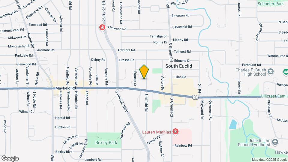 1408 Sheffield Rd Map and Location Details