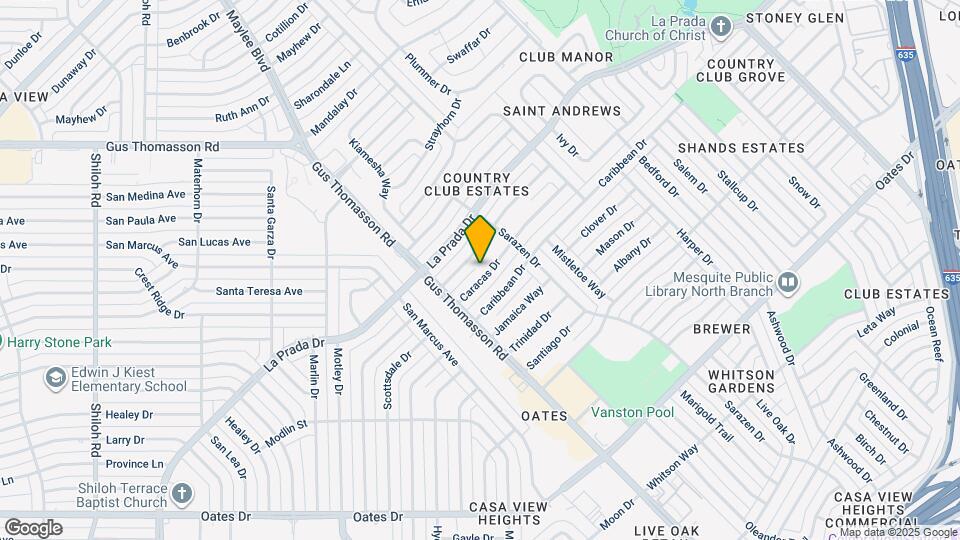 3435 Caracas Dr Map and Location Details