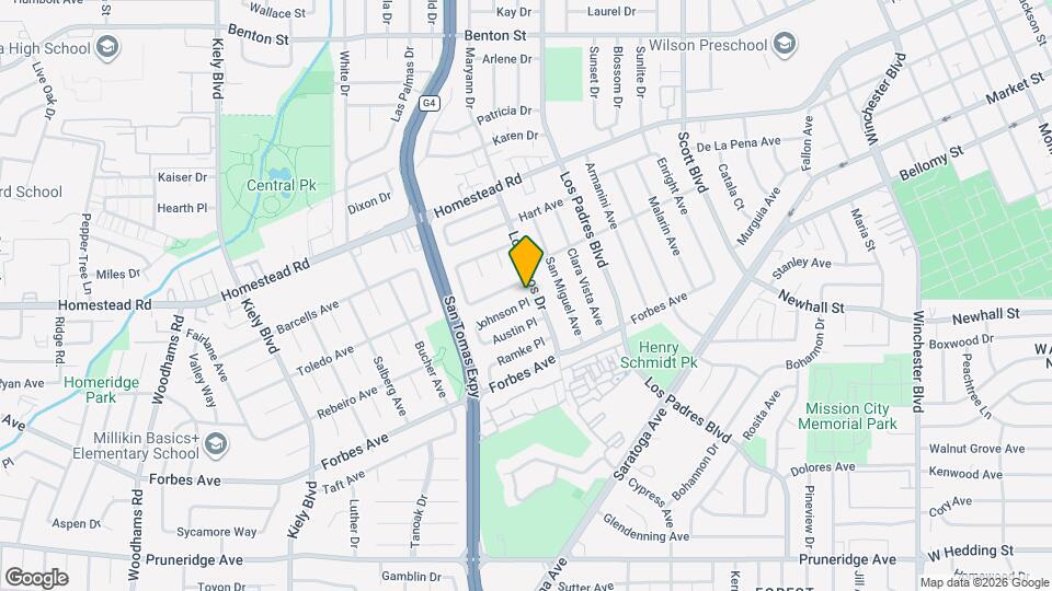 2417 Johnson Pl Mapa y Detalles de la Ubicación