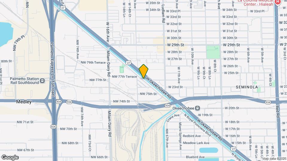 7707 Northwest Dr Mapa y Detalles de la Ubicación