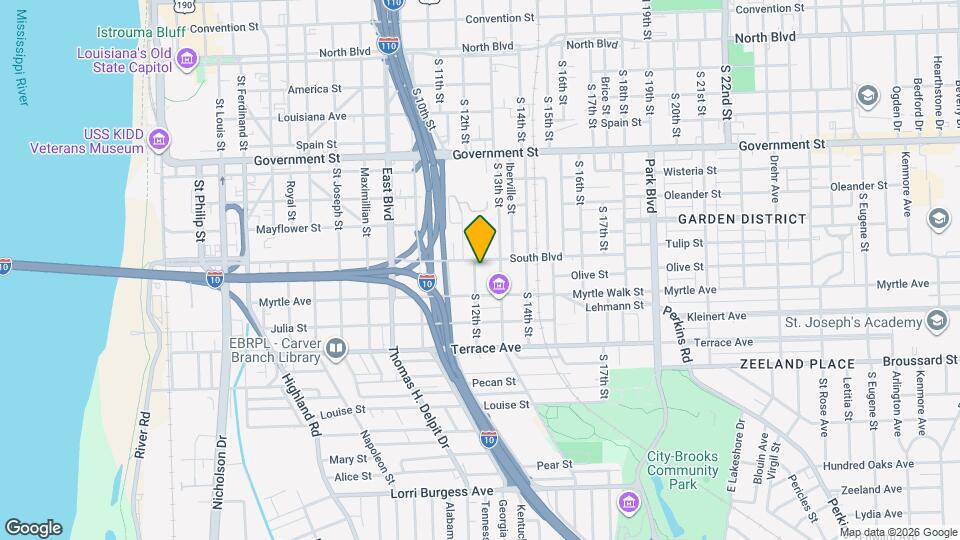 915 S 12th St Map and Location Details