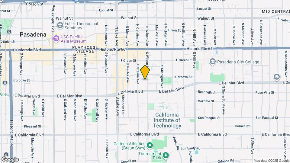 211 S Wilson Ave Map and Location Details