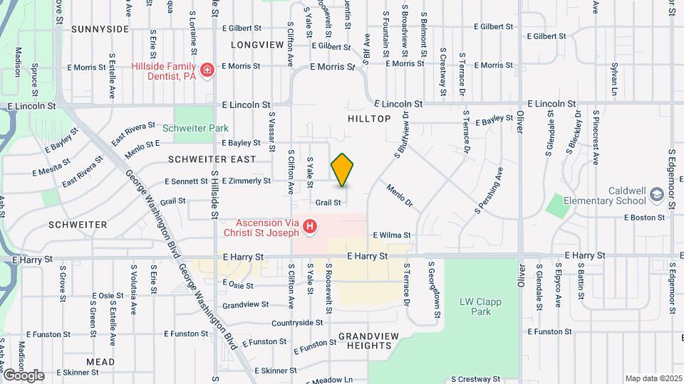 1115 S Quentin St Map and Location Details