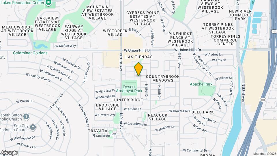 18170 N 89th Ln Map and Location Details