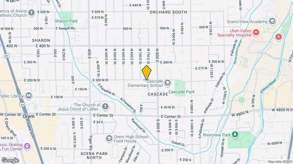 732 E 200 N St Map and Location Details