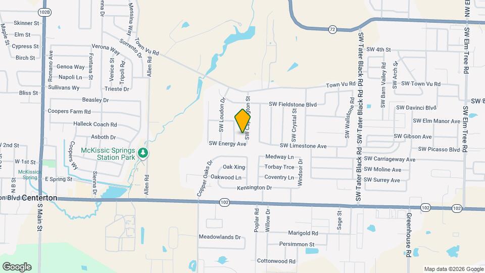 902 SW Caprington St Map and Location Details