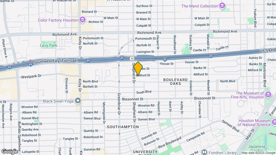 2121 Milford St Map and Location Details