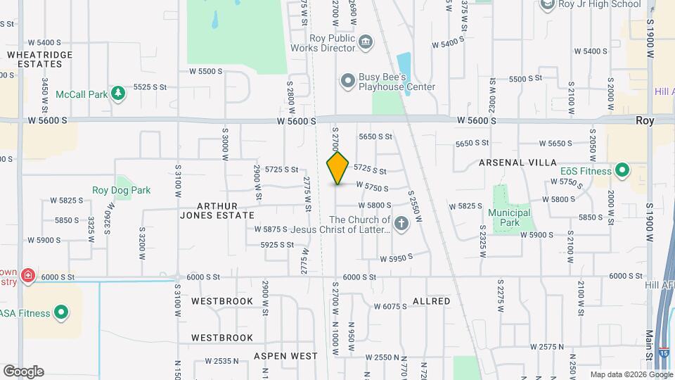 5760 S 2700 W Map and Location Details