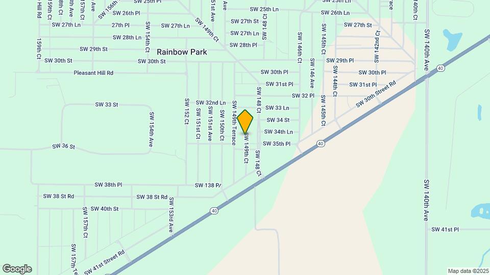 3514 SW 149th Ct Map and Location Details