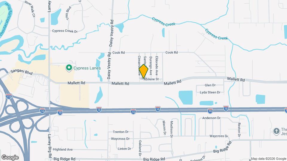 16017 Abilene St Mapa y Detalles de la Ubicación