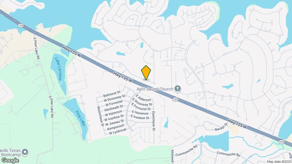 147 April Waters Dr W Map and Location Details