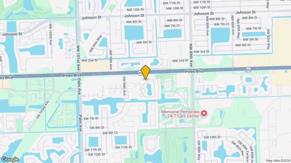 9475 Palm Cir N Map and Location Details