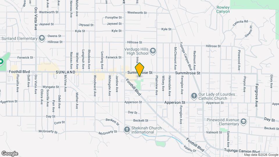 10438 Irma Ave, Unit 4 Mapa y Detalles de la Ubicación