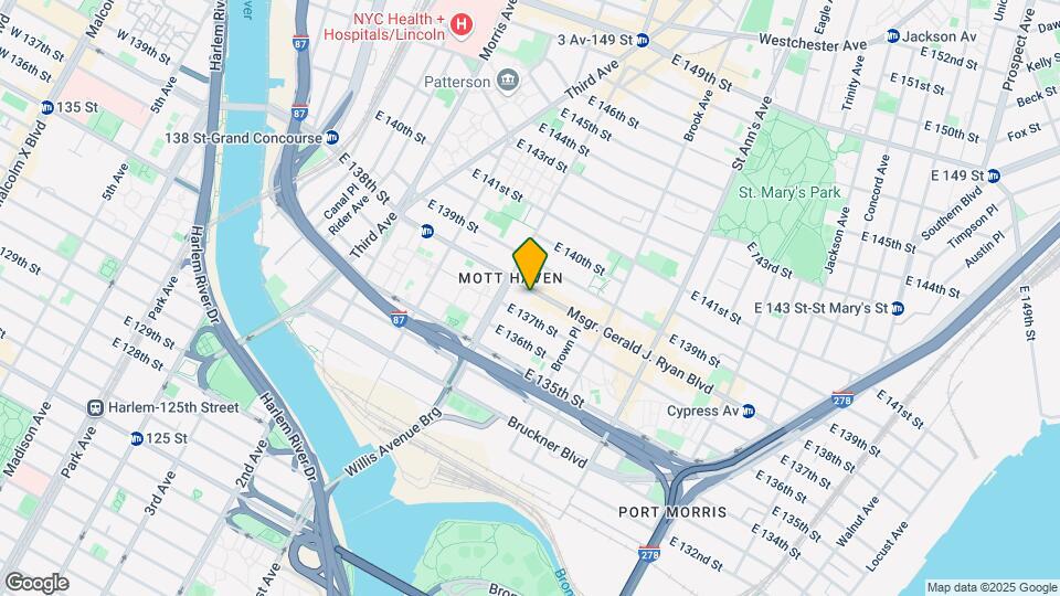 424 E 138th St Map and Location Details