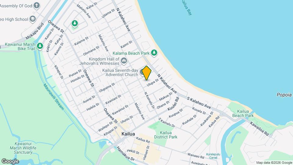 174 Ulupa St Map and Location Details