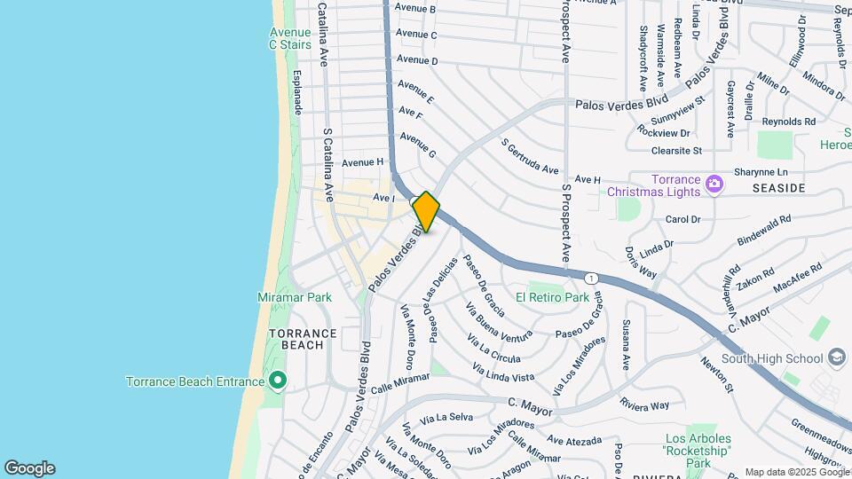 124 Palos Verdes Blvd Map and Location Details