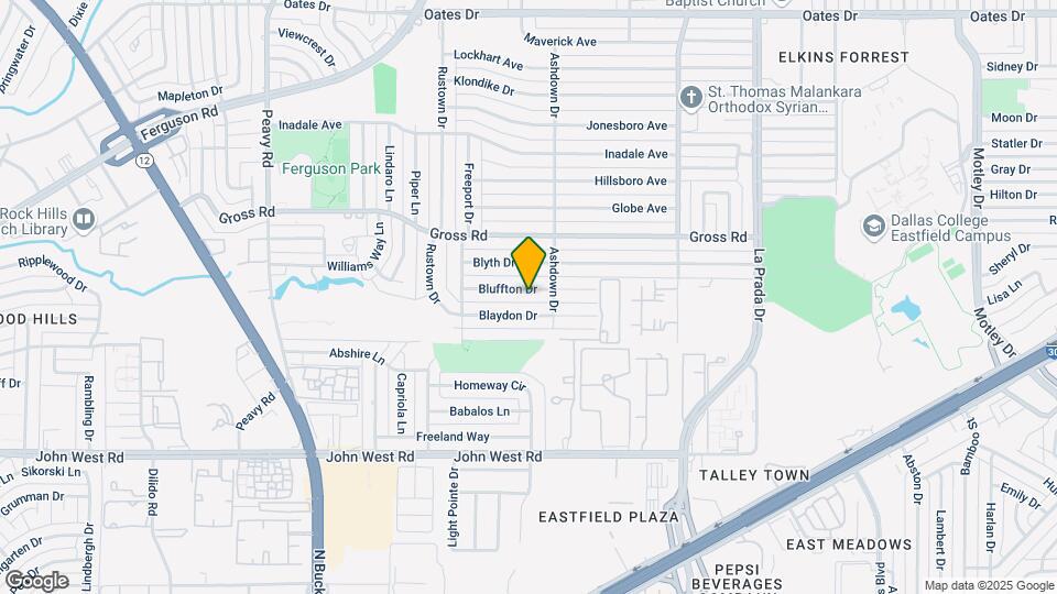 2422 Bluffton Dr Map and Location Details