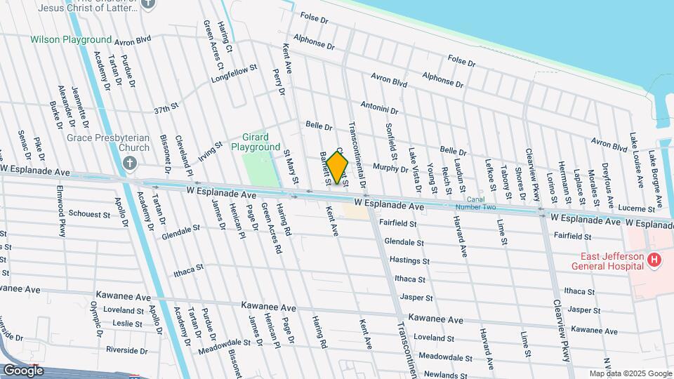 5109 W Esplanade Ave Map and Location Details