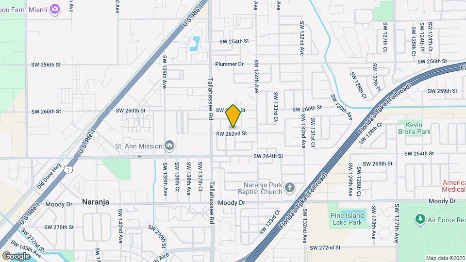 13517 SW 262nd St Map and Location Details