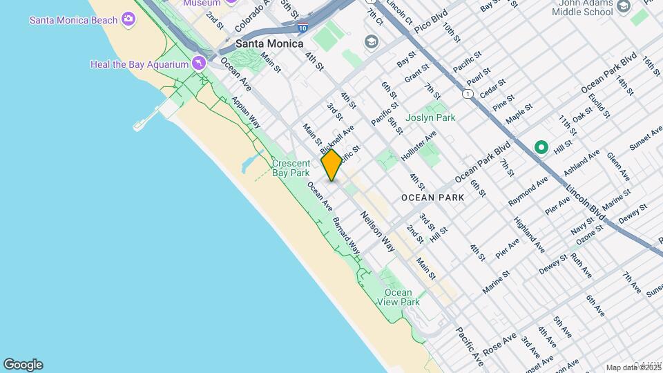 121-125 Strand St Mapa y Detalles de la Ubicación