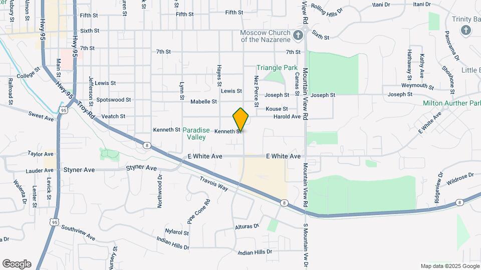 1205 S Blaine St Map and Location Details