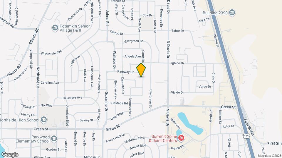 208 Camellia Cir Map and Location Details