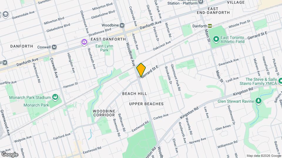 763 Woodbine Ave Map and Location Details