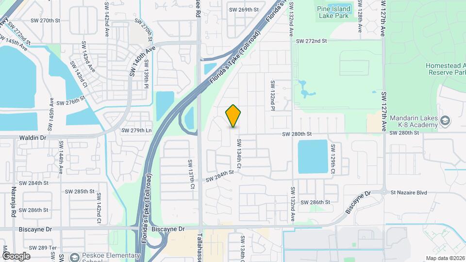 27901 SW 134th Pl Map and Location Details