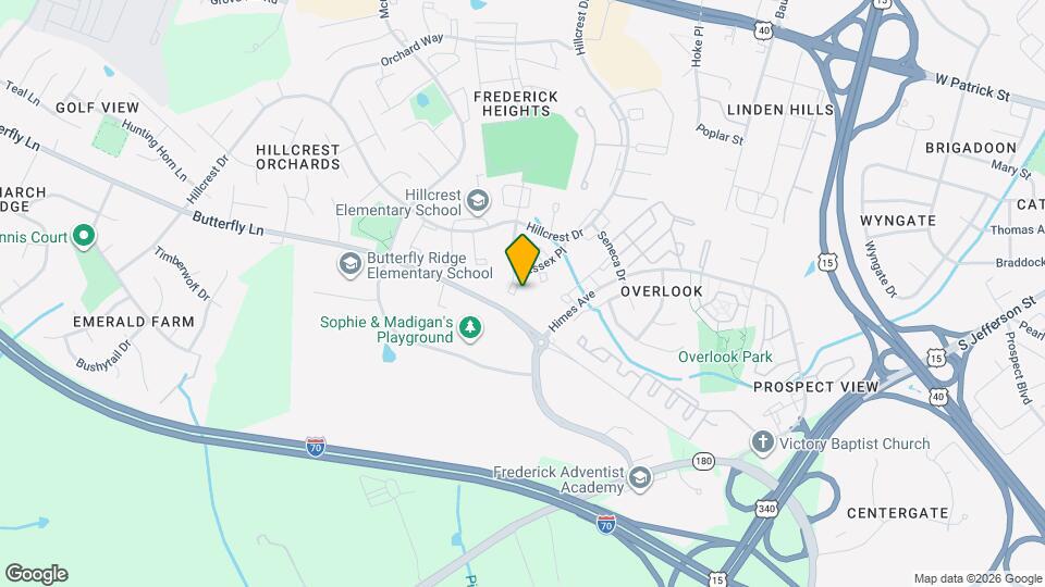 568 Lancaster Pl Map and Location Details