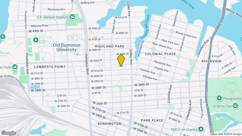 838 W 41st St, Unit 1 Mapa y Detalles de la Ubicación