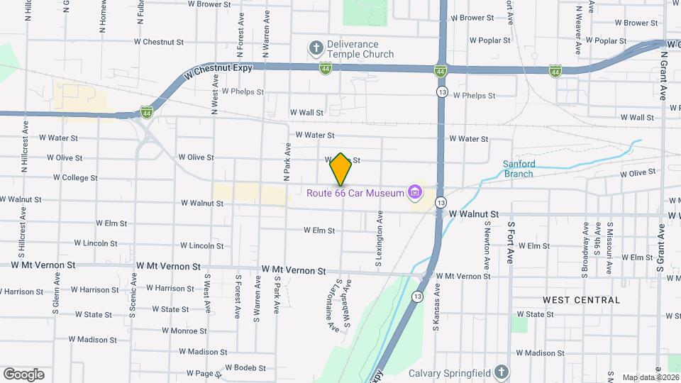 2000 W College St Map and Location Details