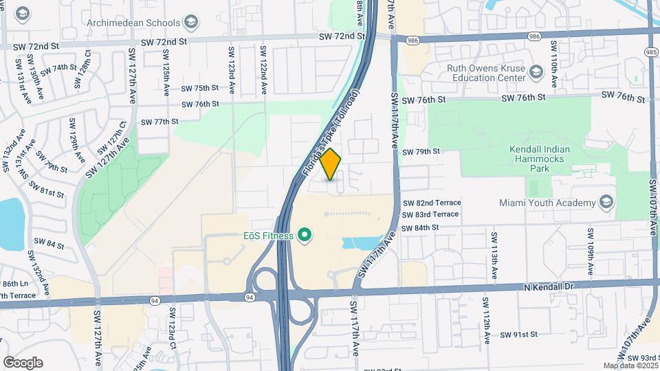 8121 SW 119th Ct Map and Location Details